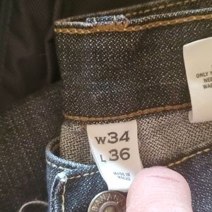 Men’s 34 x 36 banana republic straight leg jeans